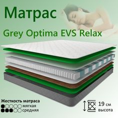 Матрас YANSON Grey Optima EVS Relax 140-190