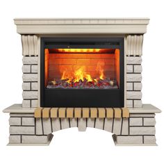 Электрокамин RealFlame Country VR 26 WT-614 с очагом 3D Helios 26