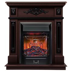 Электрокамин RealFlame Lilian R STD/EUG DN-F817 с очагом Majestic Lux Black