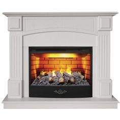 Электрокамин RealFlame Carolina R 25.5 WT-F515 с очагом 3D Firestar 25,5