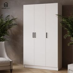 Шкаф HomeGrad Ларс 1200 без зеркала белый