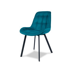 Стул обеденный Divan24 Трон Люкс, зеленый велюр Диван24