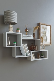 Полка настенная UnitsMebel П1 белая