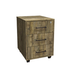 Тумба мобильная Мебель Президент ТМ48, 400х480х570, Дуб самдал