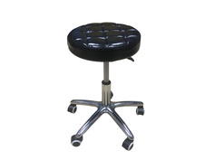 Стул мастера косметологический Fabric-stol Таблетка черная