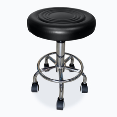 Стул мастера косметологический Fabric-stol Таблетка черный