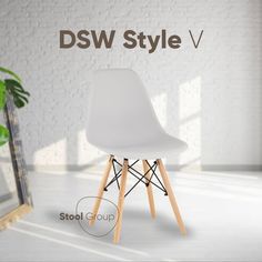 Стул для кухни Stool Group Dsw Style V светло-серый, разборный фрейм