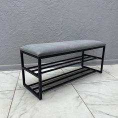 Банкетка-обувница STEEL MEBEL БПЧ-1, серый