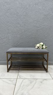 Банкетка-обувница STEEL MEBEL БМПБ-1, серый