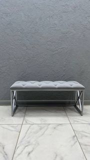 Банкетка-обувница STEEL MEBEL Smb-010K-1, серый