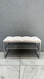 Банкетка-обувница STEEL MEBEL БМПХ-К3, кремовый
