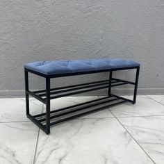 Банкетка-обувница STEEL MEBEL БПЧ-К7, синий
