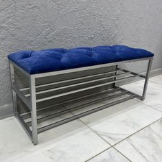 Банкетка-обувница STEEL MEBEL БПХ-К5, синий