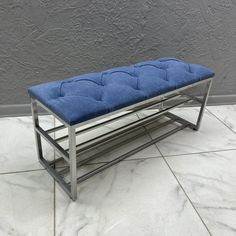 Банкетка-обувница STEEL MEBEL БПХ-К7, синий