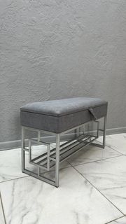 Банкетка-обувница STEEL MEBEL БКВХ-001, серый