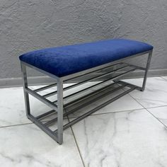 Банкетка-обувница STEEL MEBEL БПХ-5, синий