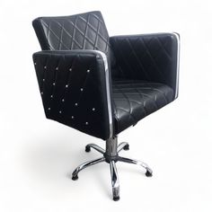 Парикмахерское кресло "Блэкс" , Черный, Гидравлика пятилучье No Brand