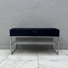 Банкетка-обувница STEEL MEBEL БПХ-006, черный