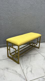 Банкетка-обувница STEEL MEBEL БКВЗ-8, желтый