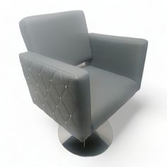 Парикмахерское кресло Статус, Серый, Гидравлика диск No Brand