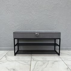 Банкетка-обувница STEEL MEBEL БПЧ-001, серый