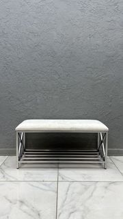 Банкетка-обувница STEEL MEBEL БКПХ-5, кремовый