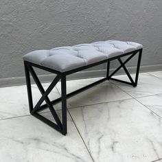 Банкетка-обувница STEEL MEBEL БКЧ-К1smb, серый
