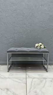Банкетка-обувница STEEL MEBEL БМПХ-К1, серый
