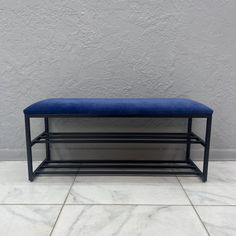 Банкетка-обувница STEEL MEBEL БПЧ-5, синий