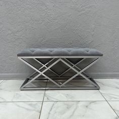 Банкетка-обувница STEEL MEBEL БРХ-К1, серый