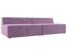 Прямой модульный диван Лига Диванов Монс 220х110х70 см, сиреневый