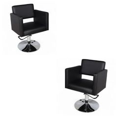 Парикмахерское кресло Сири, Черный, Гидравлика диск, 2 кресла No Brand