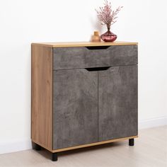 Комод для одежды Mobi Рокс 13.296 F, Дуб Золотой Крафт/Камень темный