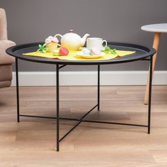 Кофейный столик Юпитер YS-8375L, черный 75х42 см No Brand
