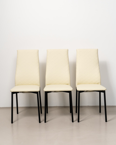 Комплект стульев для кухни SANYAK, Ромб Стандарт, Бежевый - 3 шт.