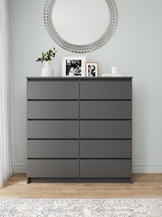 Комод ДСВ Мебель Мори МК1200.10 Графит