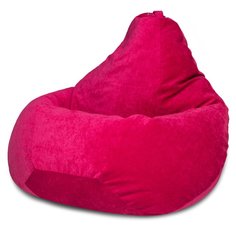 Кресло-мешок DreamBag Груша 3XL (4 категория, Микровельвет) Малиновый