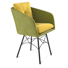 Стул Sheffilton SHT-ST43-2/S107 фисташковый десерт/черный муар