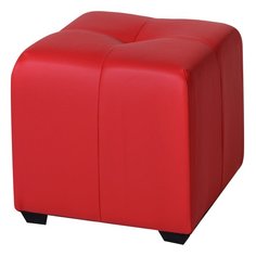 Пуф DreamBag Николь Экокожа Красный