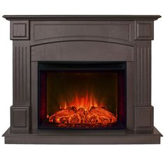 Электрокамин RealFlame Carolina R 24/25.5 DN-F815 с очагом Evrika 25,5 LED