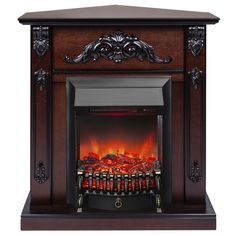 Электрокамин RealFlame Anita Corner STD/EUG AO-215 с очагом Fobos Lux Black