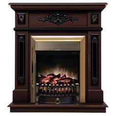 Электрокамин RealFlame Lilian R STD/EUG DN-F817 с очагом Fobos Lux Brass