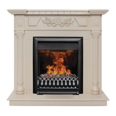 Электрокамин RealFlame Dacota STD/EUG WT-614 с очагом 3D Oregan