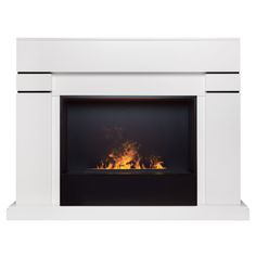 Электрокамин RealFlame Lindelse 26 WT-P511 с очагом 3D Cassette 630 панель + Black
