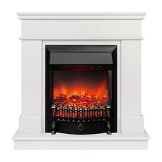 Электрокамин RealFlame Selena STD WT-P512 с очагом Fobos Lux Black