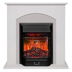 Электрокамин RealFlame Hanna STD WT-F611 с очагом Majestic Lux Black