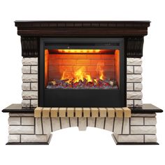 Электрокамин RealFlame Country VR 26 AO-215 с очагом 3D Helios 26