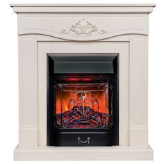 Электрокамин RealFlame Junona R STD WT-F612 с очагом Majestic Lux Black
