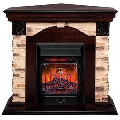 Электрокамин RealFlame Dublin Corner Rock STD/EUG/24 AO-215 с очагом Majestic Lux Black