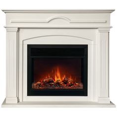 Электрокамин RealFlame Mirra 26 WT-F611 с очагом MoonBlaze DELUXE Black